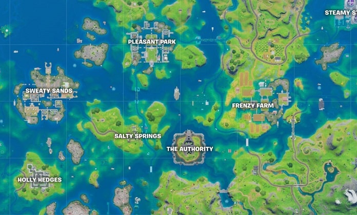 New Fortnite Season Map